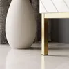Kommode SANTILE auf goldenen Beinen, weiß glänzend Produktbild-Vorschau 6