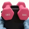 Set di manubri Relaxdays, 3 paia; da 1 a 3 kg, in ghisa, Anteprima dell’immagine prodotto 7