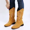 ASKSA Dámské kovbojské boty Sunflower Embroidered Western Náhled obrázku produktu 2