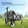 BigDean Bollerwagen faltbar belastbar bis 80kg – Produktbild-Vorschau 2