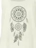 Vestido corto con estampado étnico - Color crema / Diseño Vista previa de la imagen del producto 2