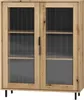 Vitrine Anne Anw-1D 2 2 Türiger Vitrinenschrank 103X126X40 Produktbild-Vorschau 1