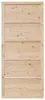 Porte de grange Nature 100 x 2,5 x 208 cm en pin massif Voir les images du produit 4