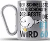 Trendation - 60. Geburtstag Edelstahl Tasse Karabiner Produktbild-Vorschau 1