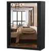 Schwebetürenschrank Kleiderschrank Schrank 150cm Produktbild-Vorschau 2