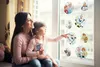 Fenstersticker - Frozen Springday Bubbles  - Größe 30 x 30 Produktbild-Vorschau 1