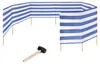 Garronda plage pare-vent 12m de long plus maillet en Voir les images du produit 1