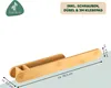 portasciugamani eluno, portasciugamani autoadesivo in bambù Anteprima dell’immagine prodotto 7