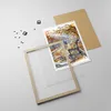 Gerahmtes Poster - Rahmen in heller Eiche - Path Bench Produktbild-Vorschau 4