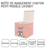 Boîte de rangement en tissu pour enfant "chat" avec Voir les images du produit 4