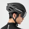 Kask Rowerowy Rockbros Z Szybką, Odpinane Okulary Z Ochroną Produktbild-Vorschau 3