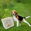 Relaxter Hund Spardose aus Holz mit Spruch Für eine Produktbild-Vorschau 6