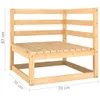 vidaXL Garten Ecksofa Massivholz Kiefer - Ecksofa - Produktbild-Vorschau 7