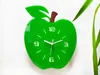Wanduhr, Grüne Apfel, Quarzuhr, Stilvoll, Modern Design Produktbild-Vorschau 6