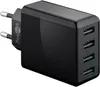 čtyřcestná nabíječka USB (30 W) černá Náhled obrázku produktu 3