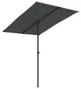 vidaXL Parasol z aluminiowym słupkiem 2x1,5 m antracytowy Podgląd zdjęcia produktu 14