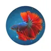 MuchoWow® Mauspad Mousepad Fisch - Wasser - Rot 50x50 cm - Produktbild-Vorschau 1