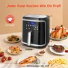 Aigostar 8433325205089, Teplovzdušná fritéza, 7 L, 80 °C, Náhľad obrázku produktu 12