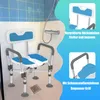 XMTECH Duschstuhl, Badehocker mit Hygieneausschnitt, Produktbild-Vorschau 6