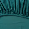 Armless Chair Slipcover Stretch Samt Elasthan Stuhlbezüge  Produktbild-Vorschau 7