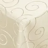 DecoHomeTextil Kringel Circle Tafeldecke Ornamente Damast Produktbild-Vorschau 1
