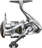 A studio shot of a fishing reel against a white background. Produktbild-Vorschau