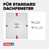 tesa Fliegengitter Dachfenster Insektenschutz Fenster ohne Produktbild-Vorschau 3