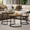 Couchtisch-Set Vicco Montreal Holz 55 x 55 cm 3 Teile, Produktbild-Vorschau 3