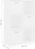 Armadio Bianco 60x29,5x90 cm Materiale in legno Anteprima dell’immagine prodotto 10