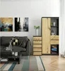 Comò CL5 40 cm Grigio Grafite e Rovere Artisan con 5 Anteprima dell’immagine prodotto 4