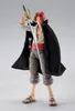 A full-body shot of an action figure of the character Shanks from One Piece, holding a sword. Náhled obrázku produktu