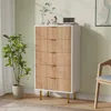 UnboxG 5-Schubladen Kommode mit goldenen Metallgriffen, Produktbild-Vorschau 3