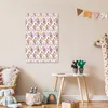 MuchoWow® Poster Blumen - Lila - Muster 40x60 cm - Plakate Produktbild-Vorschau 7