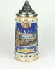 Bierkrug mit Deckel Hamburg Wahrzeichen hellblau 24 cm 0,5 Produktbild-Vorschau 1