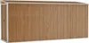 vidaXL Capannone attaccato Marrone 118x382x178 cm Acciaio Anteprima dell’immagine prodotto 1