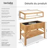 Carré Potager de jardin sur Pied Surélevé avec étagère + Voir les images du produit 6
