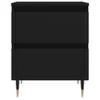 vidaXL Stolik nocny czarny 40x35x50 cm materiał Podgląd zdjęcia produktu 5