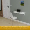 Tavolo pieghevole da parete Piano d'appoggio 80x40 cm in Anteprima dell’immagine prodotto 2