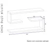 Skye Decor, Jenika - White, mensole da parete, bianco, 60 x Anteprima dell’immagine prodotto 4
