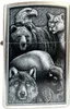 Zippo Feuerzeug Fierce Animals satin finish Sturmfeuerzeug Produktbild-Vorschau 2