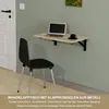 Wandklapptisch Schreibtisch Tischplatte 60x40 cm in Eiche Produktbild-Vorschau 2