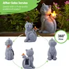 Solarleuchte Garten, Katzenstatuen Solarlampen für Außen Produktbild-Vorschau 3