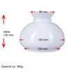 Lampenglas Petroleumglas Glasschirm Ø 120mm Ersatzglas Weiß Produktbild-Vorschau 2
