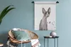 MuchoWow® Wandteppich Wandbehang Überrascht Sphynx auf Produktbild-Vorschau 5
