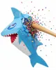 Pinata "Blauer Hai" | 65x19x38cm Produktbild-Vorschau 5