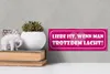 Holzschild Spruch 27x10cm Liebe wenn man trotzdem lacht Produktbild-Vorschau 5