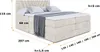 ALTDECOR Boxspringbett mit 2 Matratzen und Topper - 180x200 Produktbild-Vorschau 7
