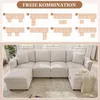 Sofá modular de esquina Merax, sofá para 4 personas con Vista previa de la imagen del producto 8