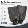2er Set Mikrofaser Reinigungshandschuhe, Auto Produktbild-Vorschau 3