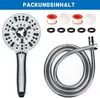 8-Loch Massage Duschkopf Set, Massierende Kopfbrause mit Produktbild-Vorschau 6